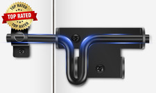 Heavy Duty Slide Bolt Gate Latch, Sliding Bolt Door Lock with Padlock Hole, Slid