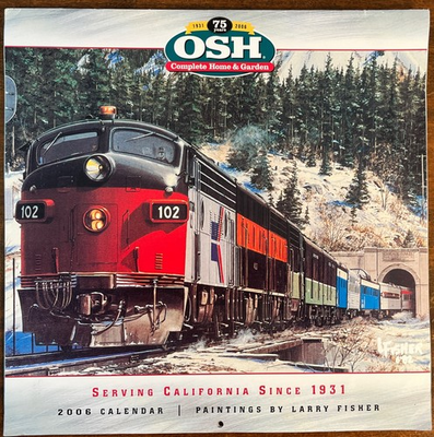 #ad Orchard Supply Hardware Complete Home Garden 2006 Calendar Complete With Coupons $9.99