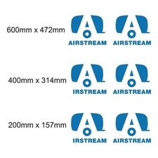 Airstream Wohnwagen Aufkleber Set - Star Sam