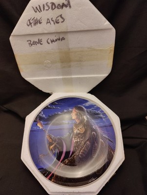 WEISHEIT DER ZEITALTER Teller Franklin Mint Royal Doulton limitierte Ausgabe Indianer sehr guter Zustand