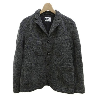 Engineered Garments Bedford Jacket Gray Polyester Wool S Tailored Mens