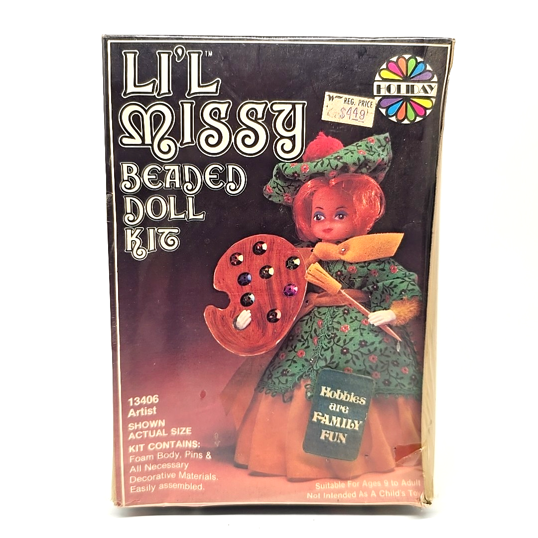 dolls country様 リクエスト 9点 まとめ商品 Vintage Li'L Missy Beaded Doll Kit 13406 Artist by Holiday Ind