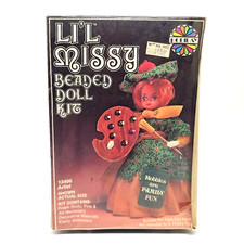 Vintage Li L Missy Beaded Doll Kit 13406 Artist by Holiday Ind. USA Unopened