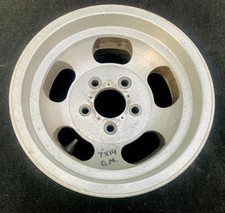 One 14x7 Shelby Cal 500 Aluminum Mag Slot Wheel 5 X 4.75 Gm Chevy Buick Pontiac