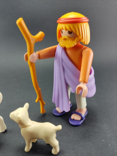 PLAYMOBIL Médiéval Berger Avec Chèvres, Nativité - Photo 3 sur 4