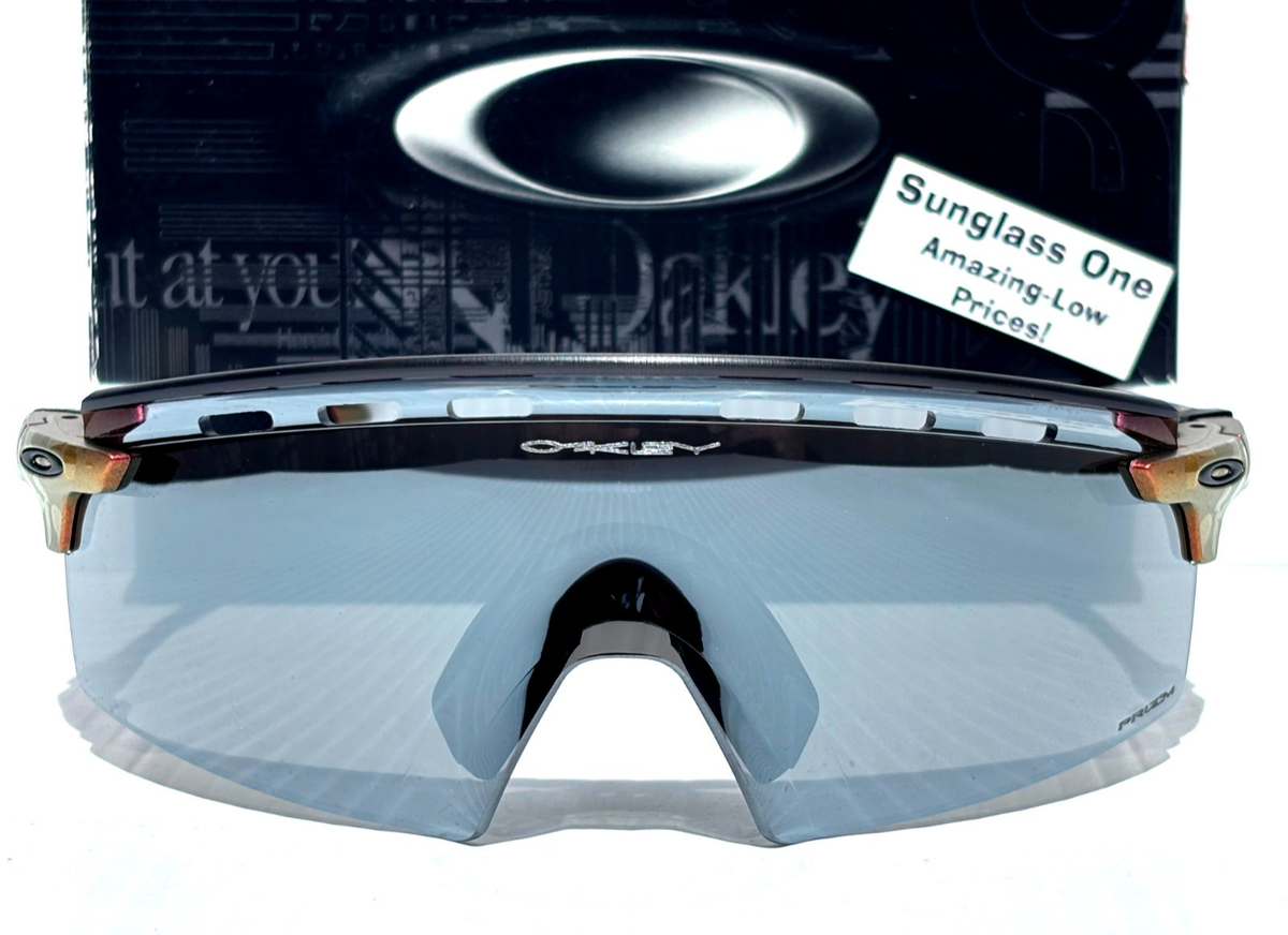 Oakley ENCODER STRIKE VENTED Mt Red/Gold Colorshift PRIZM Black