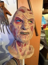 Deluxe Freddy Krueger Latex Full Over Head Mask David Miller Productions