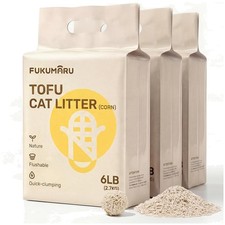 Effective Odor Control Tofu Cat Litter - Low Tracking, 18lbs