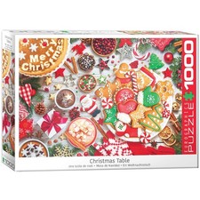 EuroGraphics Christmas Table 1000 Piece Puzzle for Adults