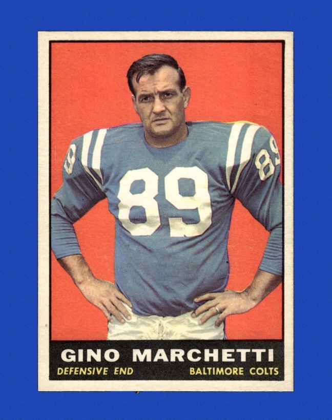 1961 Topps Set-Break #  7 Gino Marchetti NM-MT OR BETTER *GMCARDS*