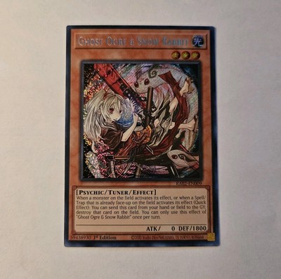 Ghost Ogre & Snow Rabbit Alternate Art Secret Rare RA02-EN009 NM