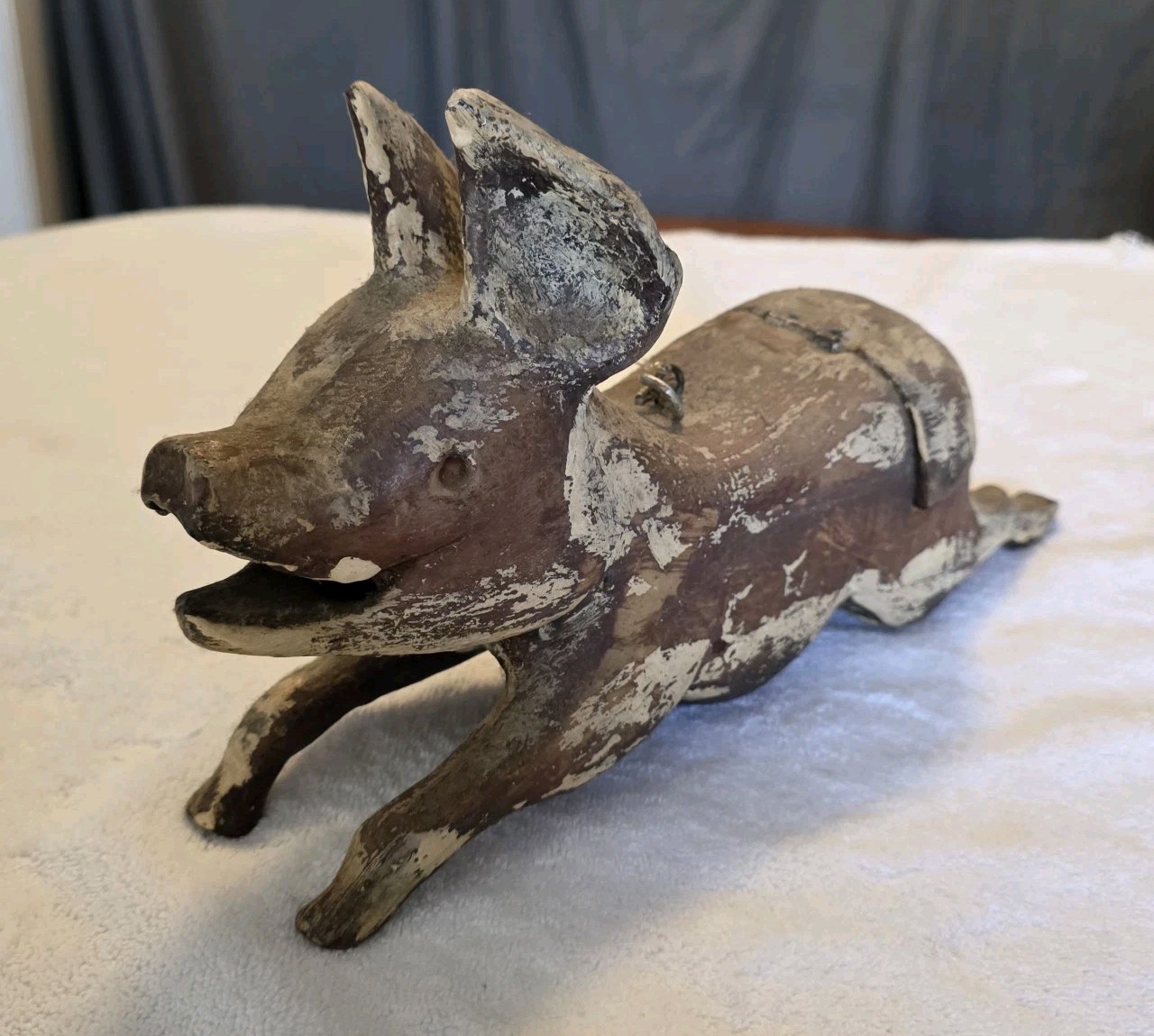 Vintage Christopher Blake "When Pigs Fly" Birdhouse, Dept 56, Folk Art