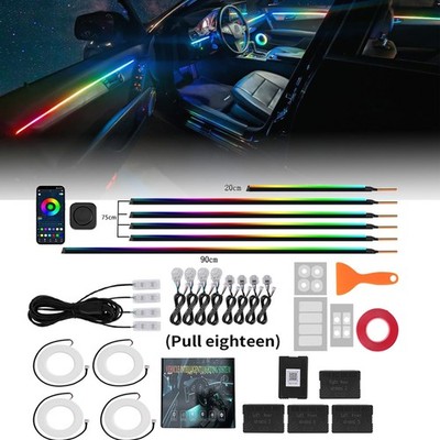22in1 RGB LED Ambientebeleuchtung Innenraumbeleuchtung Auto Fußraumbeleuchtung