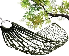 Hamacas de cuerda de malla para exteriores Hamaca de nailon para acampar - USA