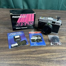 Vintage 90s PHOTO FLEX MX-35 35mm Point  Shoot Film Camera 50mm Lens
