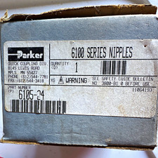 Parker 6100 Quick Coupler Plug, 1-1/2in Male x Female NPT Brass 6105-24