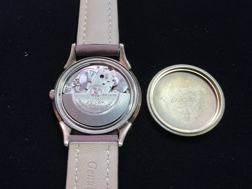 Vintage ENICAR Ultrasonic 23 Jewels Automatic Mens Watch 35mm 1950's (working!) - Picture 10 of 13