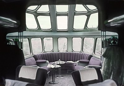 Milwaukee Road Skytop Lounge interior Afternoon Hiawatha 1967 8.5 x 11 Photo