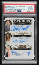 2024 Leaf Metal Pop Century Silver Diagonal Shimmer 1/1 Chris Pratt Auto 1co7
