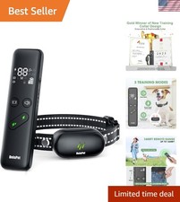 Dog Shock Collar - Electric Dog Training Collar with Remote 1600FT, Rechargea...