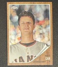 Matt Cain 2011 Topps Heritage Chrome /1962 #C176 - San Francisco Giants