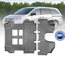 Custom Tpe All-weather Floor Mats 3 Row Liners Kit For 2011-2017 Honda Odyssey
