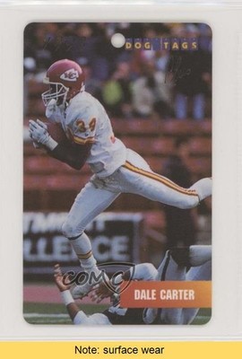 1993 Dog Tags Gold /25000 Dale Carter #073 READ sq1