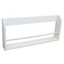Bookshelf For Kids Nursery And Playroom Wall-Mounted Shelf And Storage MDF Cream