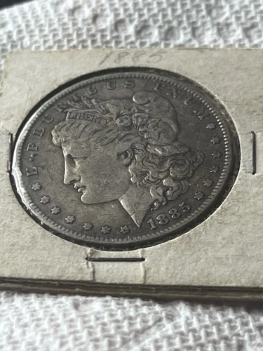 1885 Morgan Silver Dollar Extremely Good Condition No Mint Mark Great Details