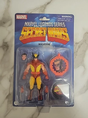 Marvel Legends Secret Wars Wolverine 40th Anniversary Retro 6in Action Figure