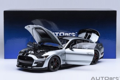 1/18 Ford Mustang Shelby GT500 Iconic Silver Model Car By AUTOart