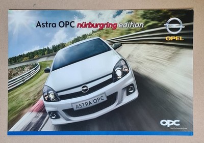 OPEL Astra H OPC ''Nürburgring Edition'' Sondermodell Prospekt Brochure von 2007
