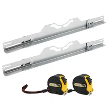 2x Wheel Alignment Tool Kit Heavy Duty Toe Alignment Tool Plates + Tape Measures