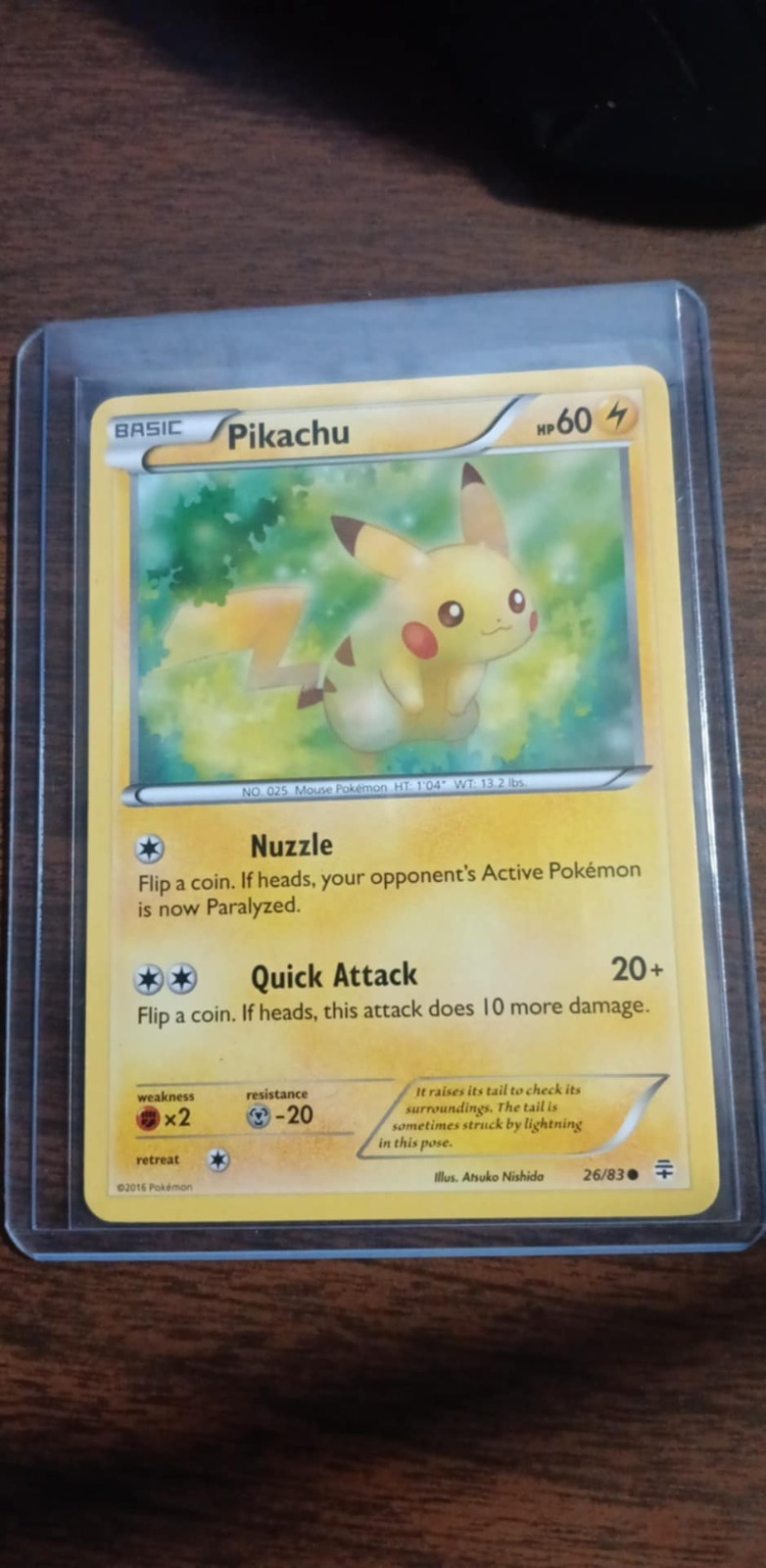 Pikachu 26/83 Generations Regular Pokemon Card