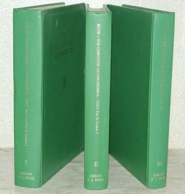 The Cainozoic Globigerinida 3 Vols. Walter H Blow 1979 Set ~ Unmarked not Ex-Lib