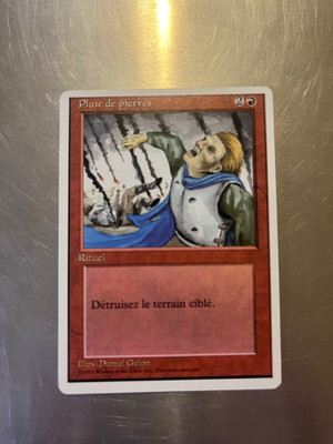 Stone Rain, Foreign 4th Edition Magic Cards LP, COMBINED SHIPPING