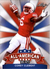 2017 Leaf Draft All American #AA05 Corey Clement - FB