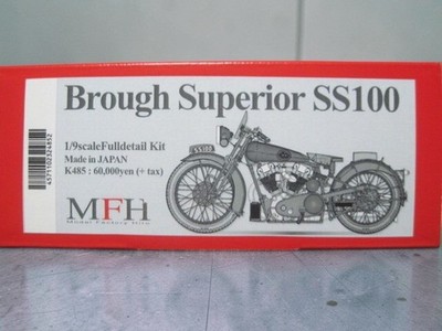 Model Factory Hiro 1/9 Brough Superior SS100 K-485 rare Unused Unassembled JP