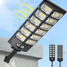 Commercial 1000000LM LED Outdoor Dusk to Dawn Solar Street Light Road Area Lamp
