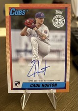 2025 Topps Update Series - 1990 Topps Baseball Autographs Cade Horton Cubs RC