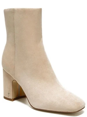 Nuevo botín de cuero cervatillo Sam Edelman para mujer talla 9,5 ancho - Imagen 1 de 4