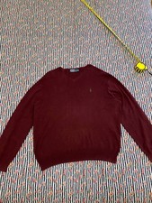 Polo by Ralph Lauren V Neck Classic Jumper Size XL