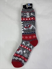 1 Pair For Bare Feet Quarter Sock Fresno State Bulldogs L Team Colors