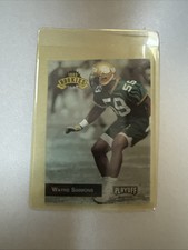 Wayne Simmons RC Rookie 1993 Playoff #309 Green Bay Packers Football Card. rookie card picture