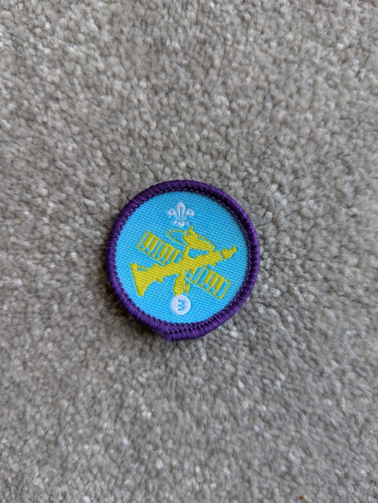 Musician Level 3 Staged Scout Activity Badge Old Logo Brand New