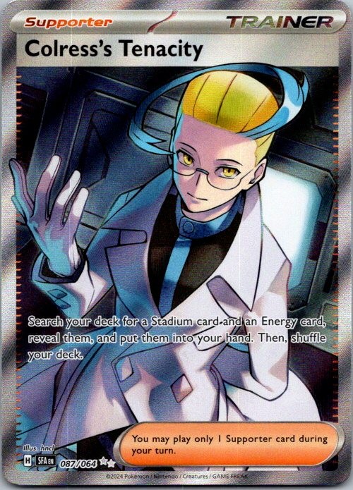 Colress's Tenacity Ultra Rare SV: Shrouded Fable 087/064 NM