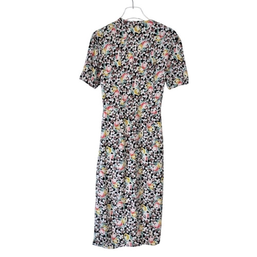 The Seamstress of Bloomsbury, London Delores Dress in Tulip Print Size 14 - Picture 1 of 5