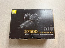 Nikon D7500 18-140MM VR Kit Empty Box Only. CLEAN