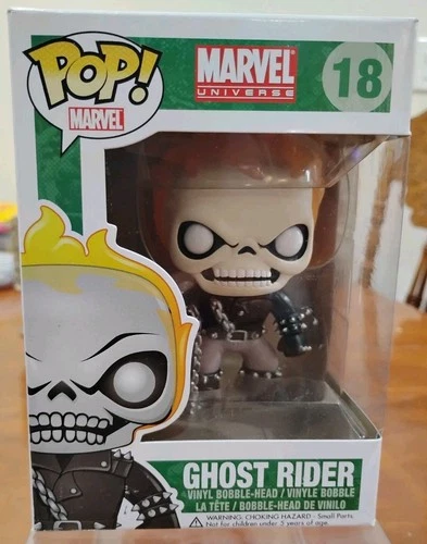 Vaulted Funko Pop Ghost Rider #18 Marvel Universe Authentic Rare