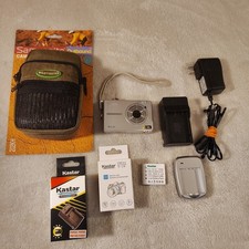 Kodak Digital Camera EasyShare C763 7.1MP Silver Tested Full Working Set Bundle